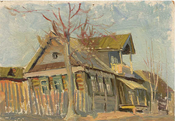 Кузнецов Николай Дмитриевич. Покосившаяся изба